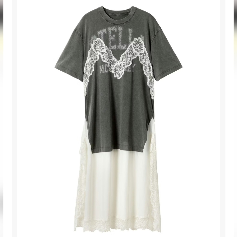 STELLA MCCARTNEY x H&M T-shirt Lace Dress Size S